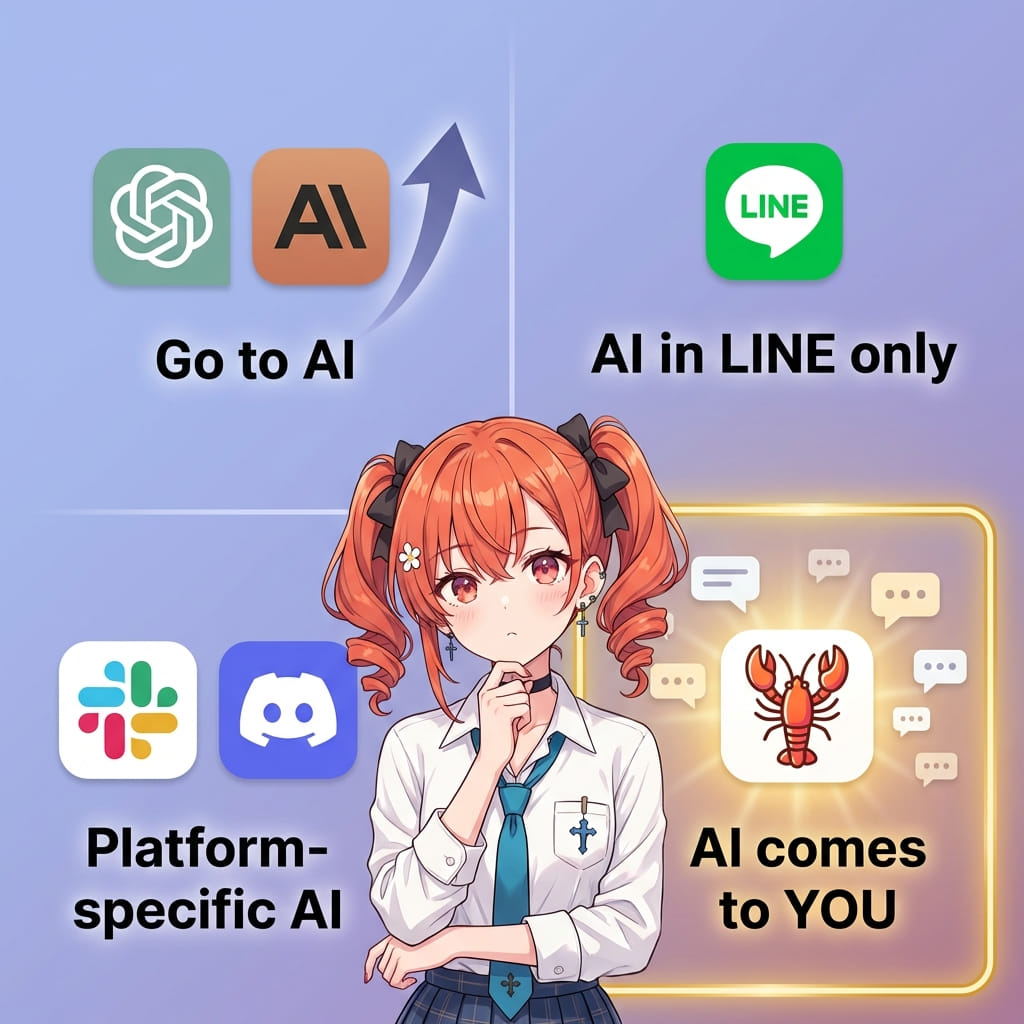 ClawdBotと競合の比較