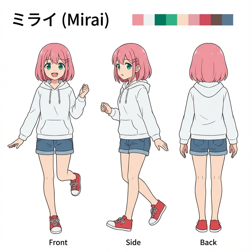 Mirai Character Sheet